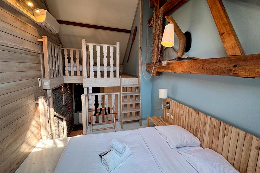 Chambre Lacanau déco mer