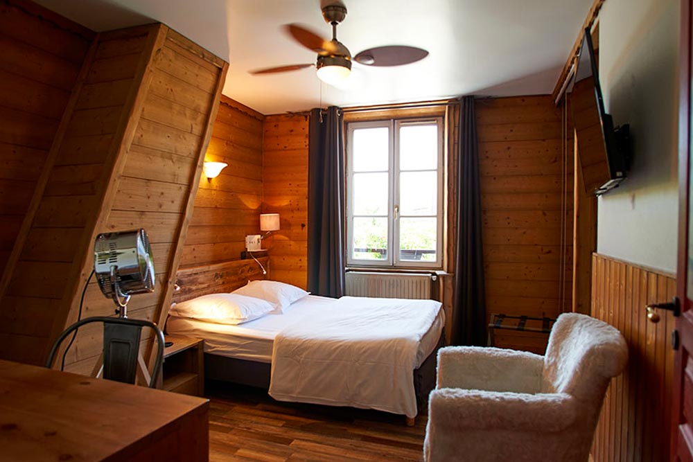 Chambre Meribel déco montagne