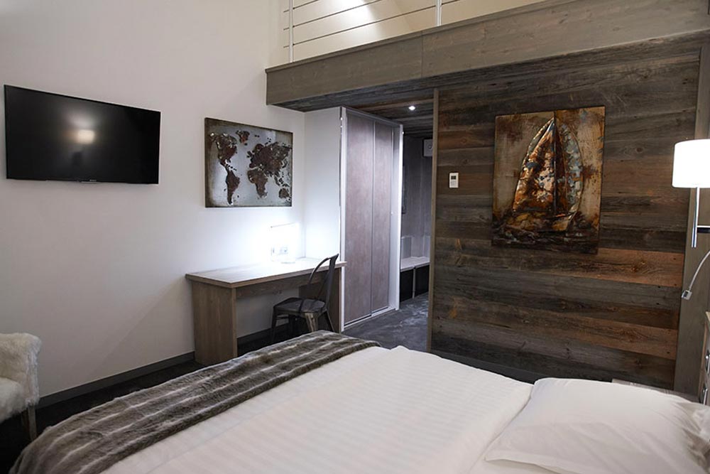 Chambre Vancouver déco mer